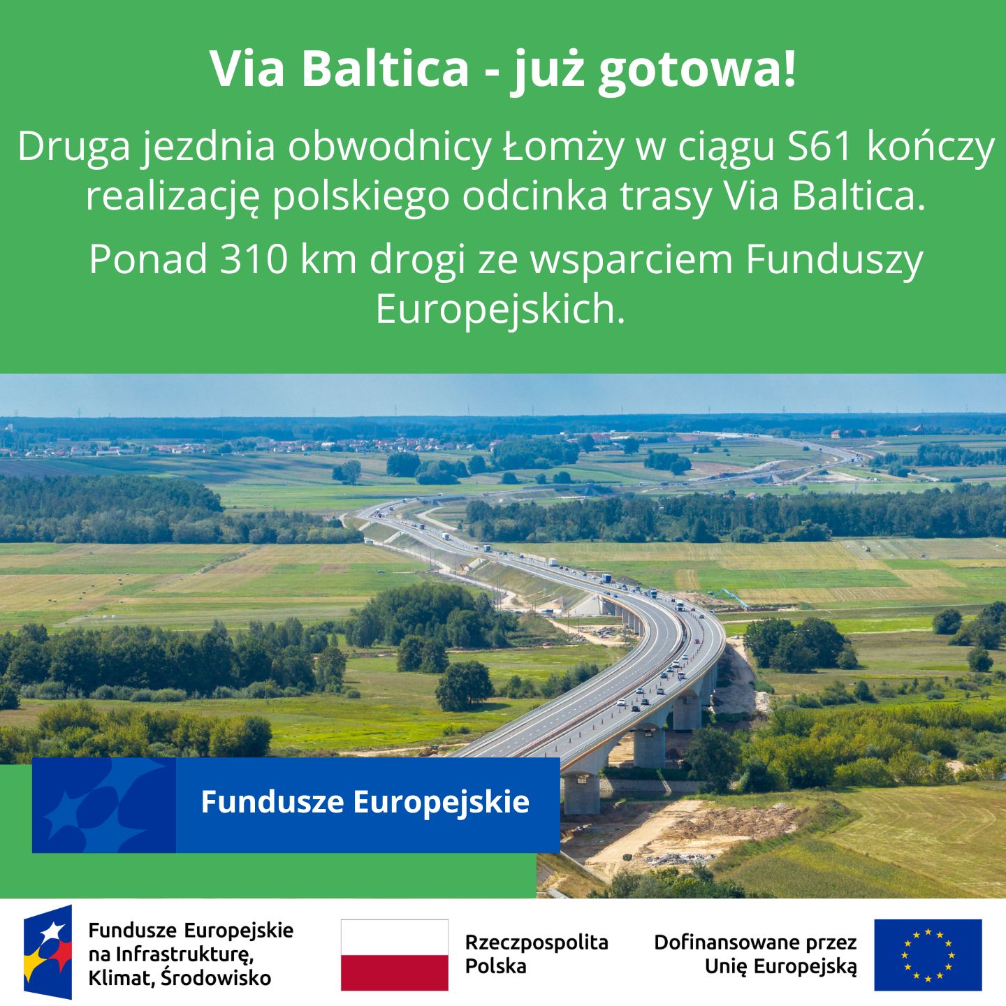 zdjęcie drogi z lotu ptaka