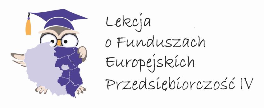 Logo Lekcja o Funduszach Europejskich. Przedsiębiorczość 4