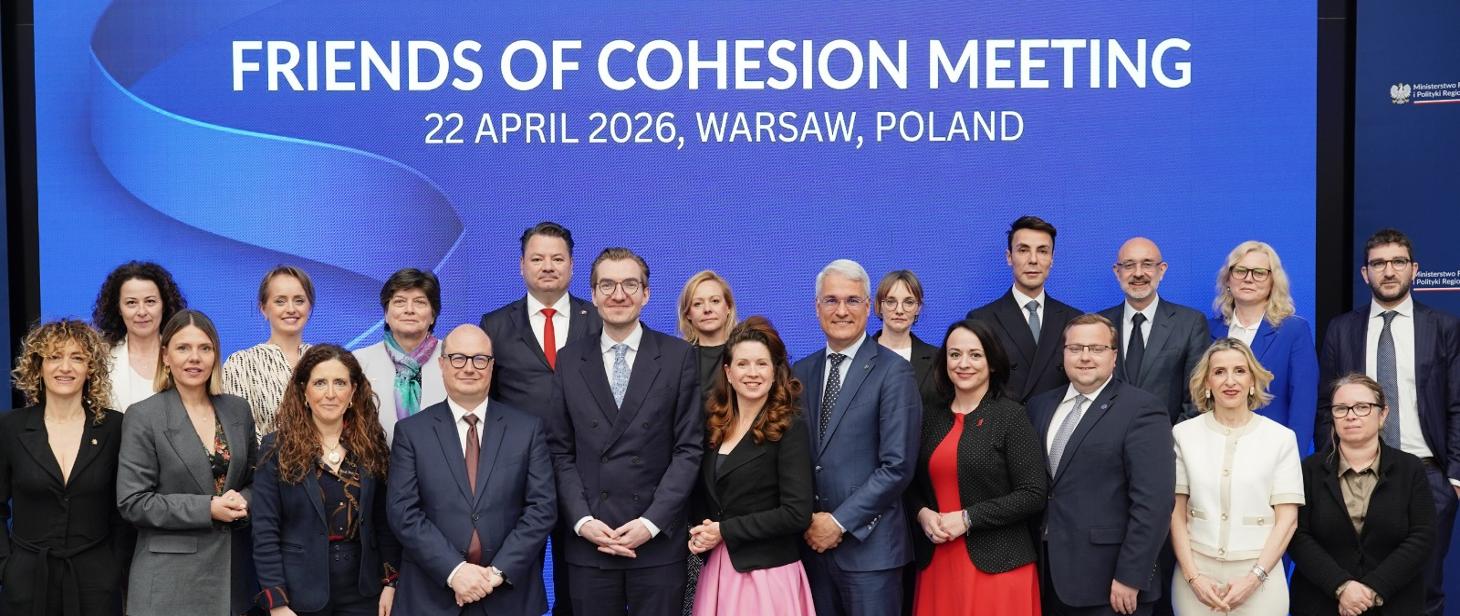 Na zdjęciu uczestnicy spotkania Grupy Przyjaciół Spójności w Ministerstwie Funduszy i Polityki Regionalnej